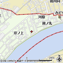 徳島県板野郡北島町中村角地周辺の地図