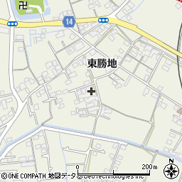 徳島県藍住町（板野郡）勝瑞（東勝地）周辺の地図