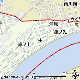 徳島県板野郡北島町中村岸ノ上12-7周辺の地図