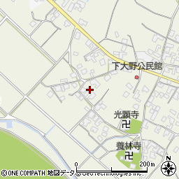 香川県三豊市山本町大野2434周辺の地図