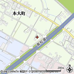 香川県観音寺市本大町1105周辺の地図