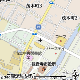 香川銀行観音寺東支店 ＡＴＭ周辺の地図