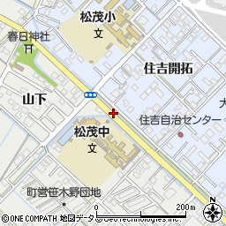笹木野学校前周辺の地図
