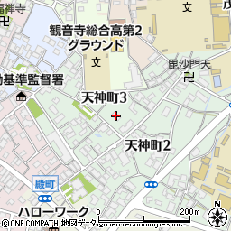 観音寺市立東公民館周辺の地図