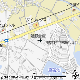 浅野倉庫周辺の地図