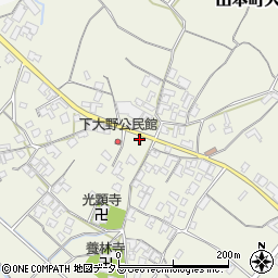 香川県三豊市山本町大野2152-1周辺の地図