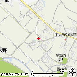 香川県三豊市山本町大野2406周辺の地図