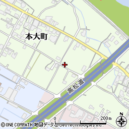 香川県観音寺市本大町1112周辺の地図