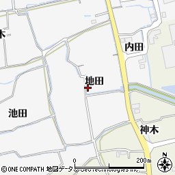 徳島県板野町（板野郡）羅漢（地田）周辺の地図