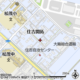 徳島県板野郡松茂町住吉周辺の地図