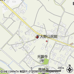 香川県三豊市山本町大野2426-1周辺の地図