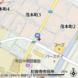 有限会社ゼファロス　観音寺営業所周辺の地図