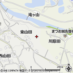 徳島県板野郡上板町泉谷東山田周辺の地図