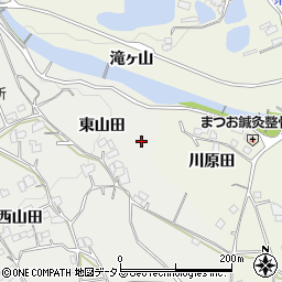 徳島県上板町（板野郡）泉谷（東山田）周辺の地図