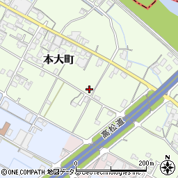 香川県観音寺市本大町1128-1周辺の地図