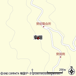 和歌山県海南市東畑周辺の地図