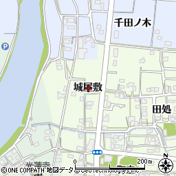 徳島県板野郡北島町中村城屋敷周辺の地図