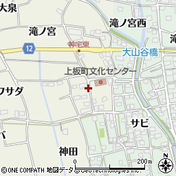 徳島県板野郡上板町神宅青木周辺の地図