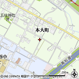 香川県観音寺市本大町1163-3周辺の地図