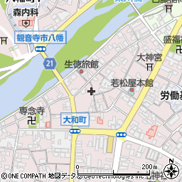 香川県観音寺市観音寺町甲-3348周辺の地図
