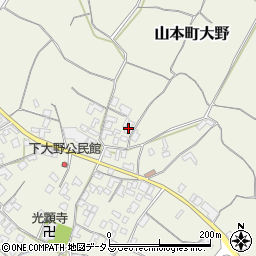香川県三豊市山本町大野2050周辺の地図