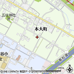 香川県観音寺市本大町1163-4周辺の地図