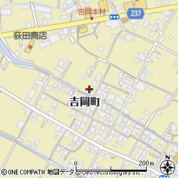 香川県観音寺市吉岡町周辺の地図