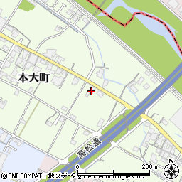 香川県観音寺市本大町1119周辺の地図