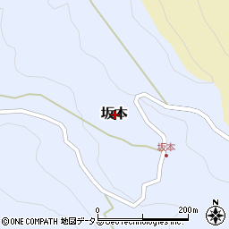 和歌山県海草郡紀美野町坂本周辺の地図