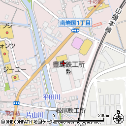 焼肉牛太南岩国店周辺の地図