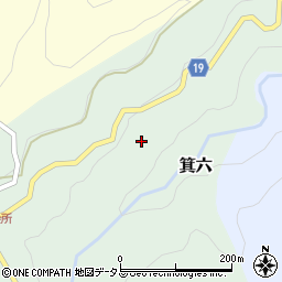 美里龍神線周辺の地図