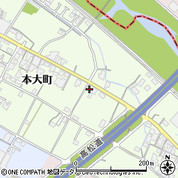 香川県観音寺市本大町1120周辺の地図