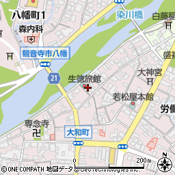 香川県観音寺市観音寺町甲-3272周辺の地図