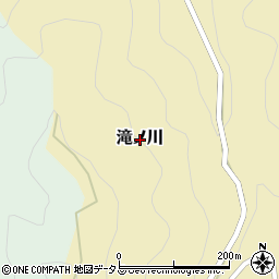 和歌山県海草郡紀美野町滝ノ川周辺の地図