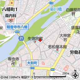 香川県観音寺市観音寺町甲-3268周辺の地図