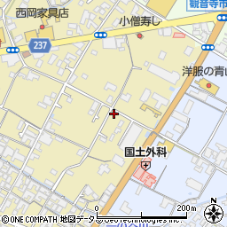 香川県観音寺市吉岡町74周辺の地図