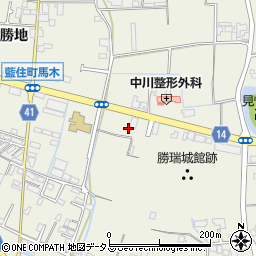 徳島県板野郡藍住町勝瑞東勝地96周辺の地図