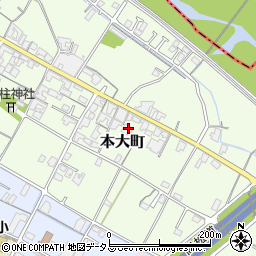 香川県観音寺市本大町1158周辺の地図