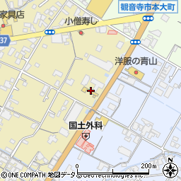 ＨｏｎｄａＣａｒｓ観音寺吉岡店周辺の地図