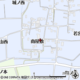 徳島県板野町（板野郡）古城（南屋敷）周辺の地図