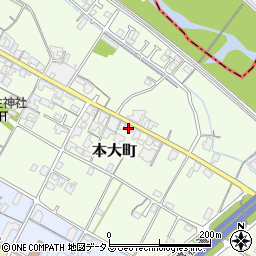 香川県観音寺市本大町1153周辺の地図