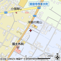 香川県観音寺市古川町218周辺の地図
