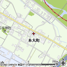 香川県観音寺市本大町1157周辺の地図