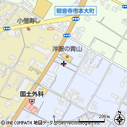 香川県観音寺市古川町215周辺の地図