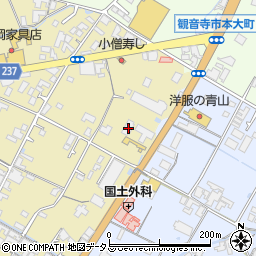 香川県観音寺市吉岡町61周辺の地図
