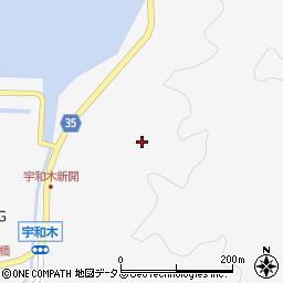 広島県呉市倉橋町（宇和木）周辺の地図