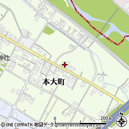 香川県観音寺市本大町1303周辺の地図