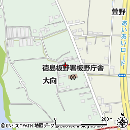 徳島県板野郡板野町大寺大向周辺の地図