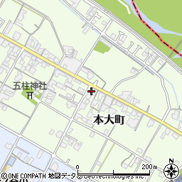 香川県観音寺市本大町1184-2周辺の地図