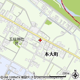 香川県観音寺市本大町1189周辺の地図